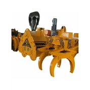 Crochet de grue double industriel robuste avec loquet